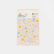 Stickers glitter enamels 1 hoja, rosie's
