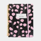 Cuaderno argollado, rayado de 80 hojas