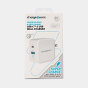 Cargador dual de pared USB/USB-C de 65 W
