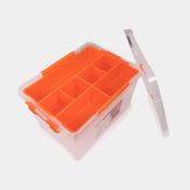 Caja para herramientas con bandeja de 7 divisiones 25,7 x 40,4 cm