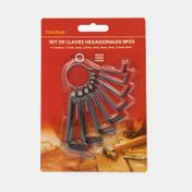 Set de llaves hexagonales 8 piezas