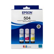 Multipack de tintas Epson a color T504, 3 unidades x 70 ml c/u