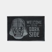 Tapete de bienvenida negro de 40 x 60 cm con la imagen de Darth Vader