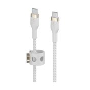 Cable USB-C a USB-C Belkin blanco de 2 m