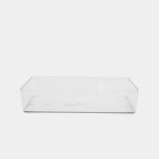 Caja organizadora transparente 6.1 x 30.2 x 20.1 cm