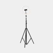 Aro de luz multicolor de 26 cm con trípode negro Havit ST7026