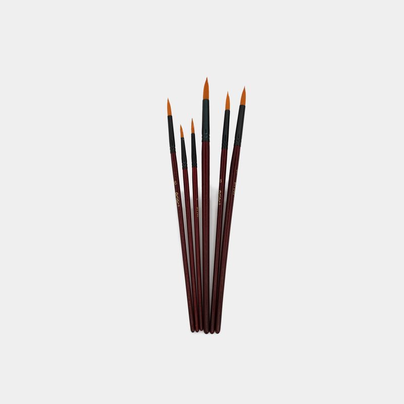 set-de-pincel-redondo-x-6-piezas-7701016455671
