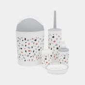 Set de accesorios para baño x 5 piezas