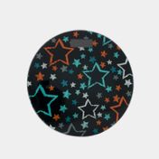 Bascula digital circular diseño estrellas