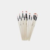 Set de pincel punta bicolor x 12 piezas