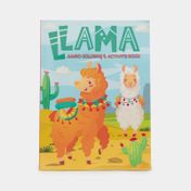 Llama - jumbo coloring y activity book