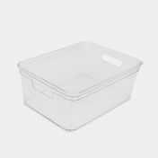 Caja organizadora transparente con tapa