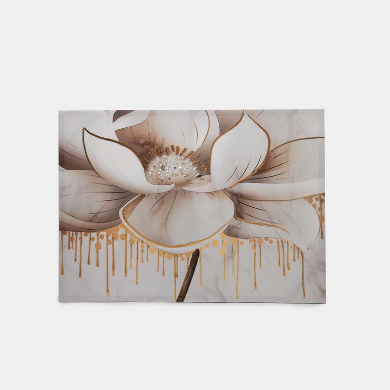 cuadro-canvas-diseno-flor-ocre-blanca-borde-dorado-7701016542142