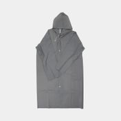 Capa de lluvia para adulto gris