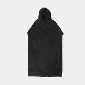 Capa de lluvia para adulto, negra