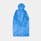 Capa de lluvia para adulto azul
