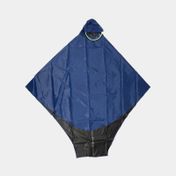 Poncho impermeable para adulto azul oscuro
