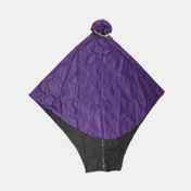 Poncho impermeable para adulto morado