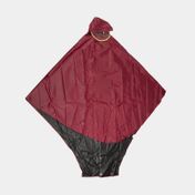 Poncho impermeable para adulto vino tinto