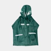 Conjunto impermeable verde con reflectivo