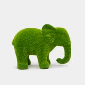 Figura de elefante verde 14,5 x 20 cm +