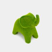 Figura de elefante verde  19,5 x 19 cm