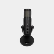 Micrófono gaming GK59 negro con luz