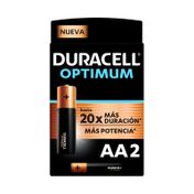 Pila alcalina Duracell Optimum AA x 2 unidades