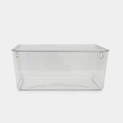 Caja organizadora transparente con tapa