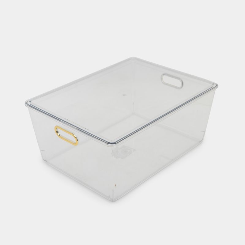 Caja organizadora shops transparente grande