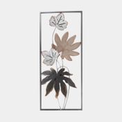 Adorno de pared 60,7 x 24,9 cm hojas de maple