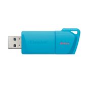 Memoria USB Kingston turquesa de 64 GB