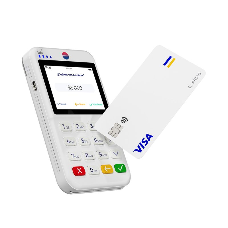 Datáfono portátil Bold Plus - con SIM - no requiere celular o tablet