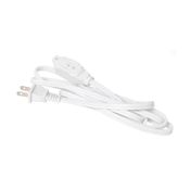 Extensión eléctrica blanca de 5 metros