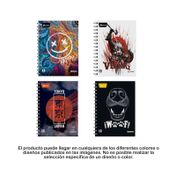 Cuaderno rayado argollado  de 80 hojas