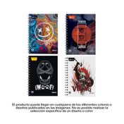 Cuaderno cuadriculado argollado de 80 hojas