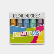 Resaltador grueso metalizado por 5 unidades