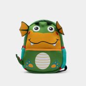 Morral diseño monstruo, verde y amarillo