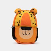 Morral diseño leopardo, anaranjado y amarillo