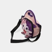Lonchera con diseño de gato, morada