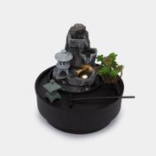 Fuente decorativa de 21 cm con jardín zen