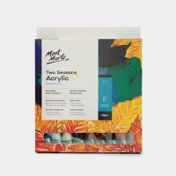 Set de acrílicos dos estaciones Mont Marte de 12 ml x 18 unidades