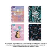 Cuaderno argollado cuadriculado de 175 hojas 7 materias surtido