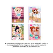 Cuaderno cosido cuadriculado de 80 hojas surtido