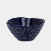 Bowl azul de rayas de 360 ml