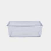 Caja organizadora de 9 x 26,3 cm transparente
