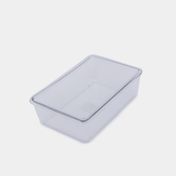 Caja organizadora de 9 x 26,3 cm transparente
