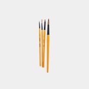 Set de pincel x 4 piezas amarillos