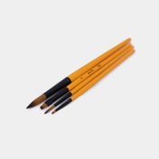 Set de pincel x 4 piezas amarillos