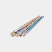 Set de pincel x 4 piezas natural, azul